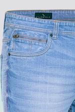 Skinny Fit Turned Denim Shorts