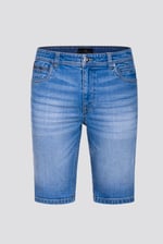 Skinny Fit Turned Denim Shorts