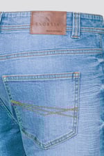 Skinny Fit Turned Denim Shorts