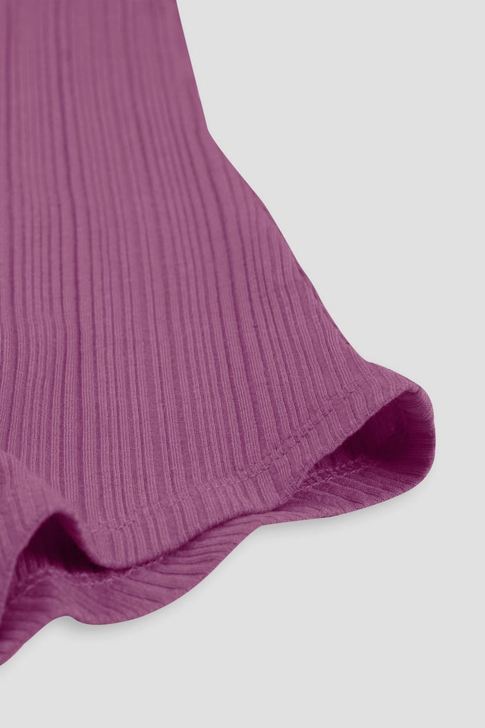 Womens Puff Sleeve V-Neck Polo Shirt