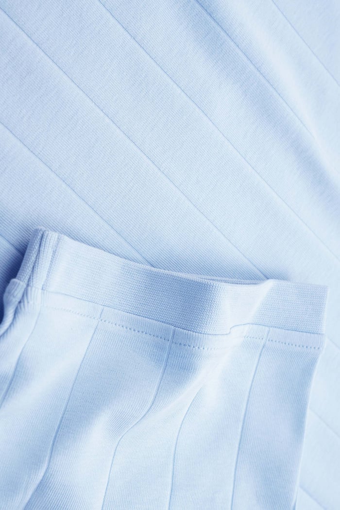 Soft Cotton Design Rib T-shirt