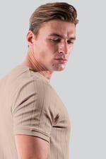 Soft Cotton Design Rib T-shirt