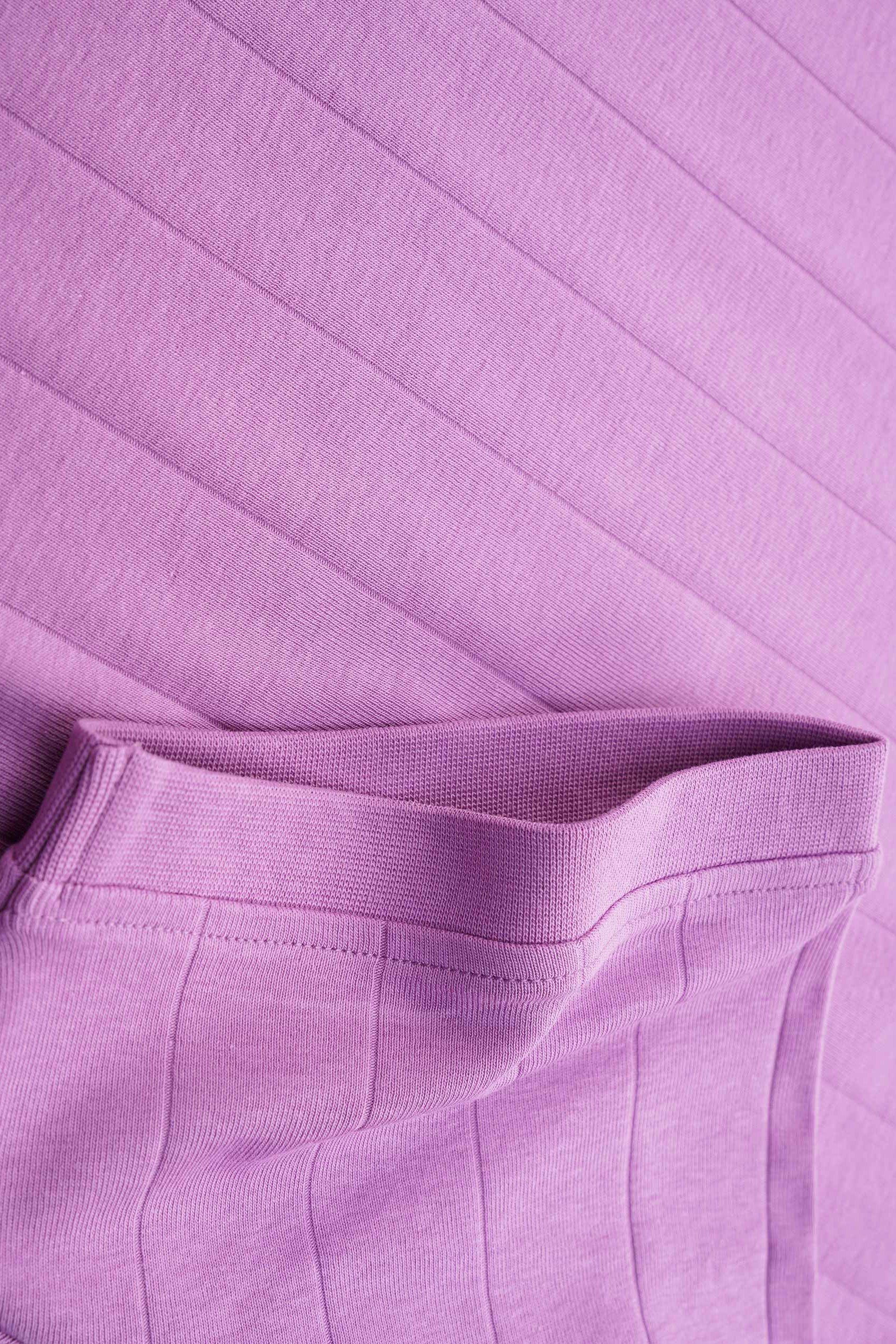 Soft Cotton Design Rib T-shirt