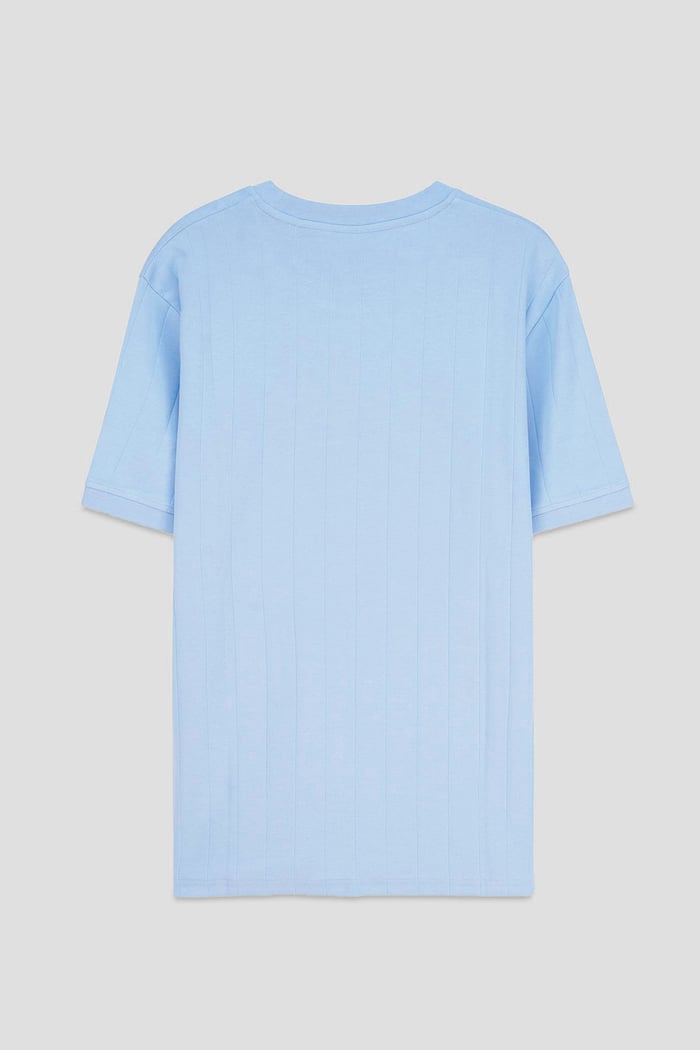 Soft Cotton Design Rib T-shirt