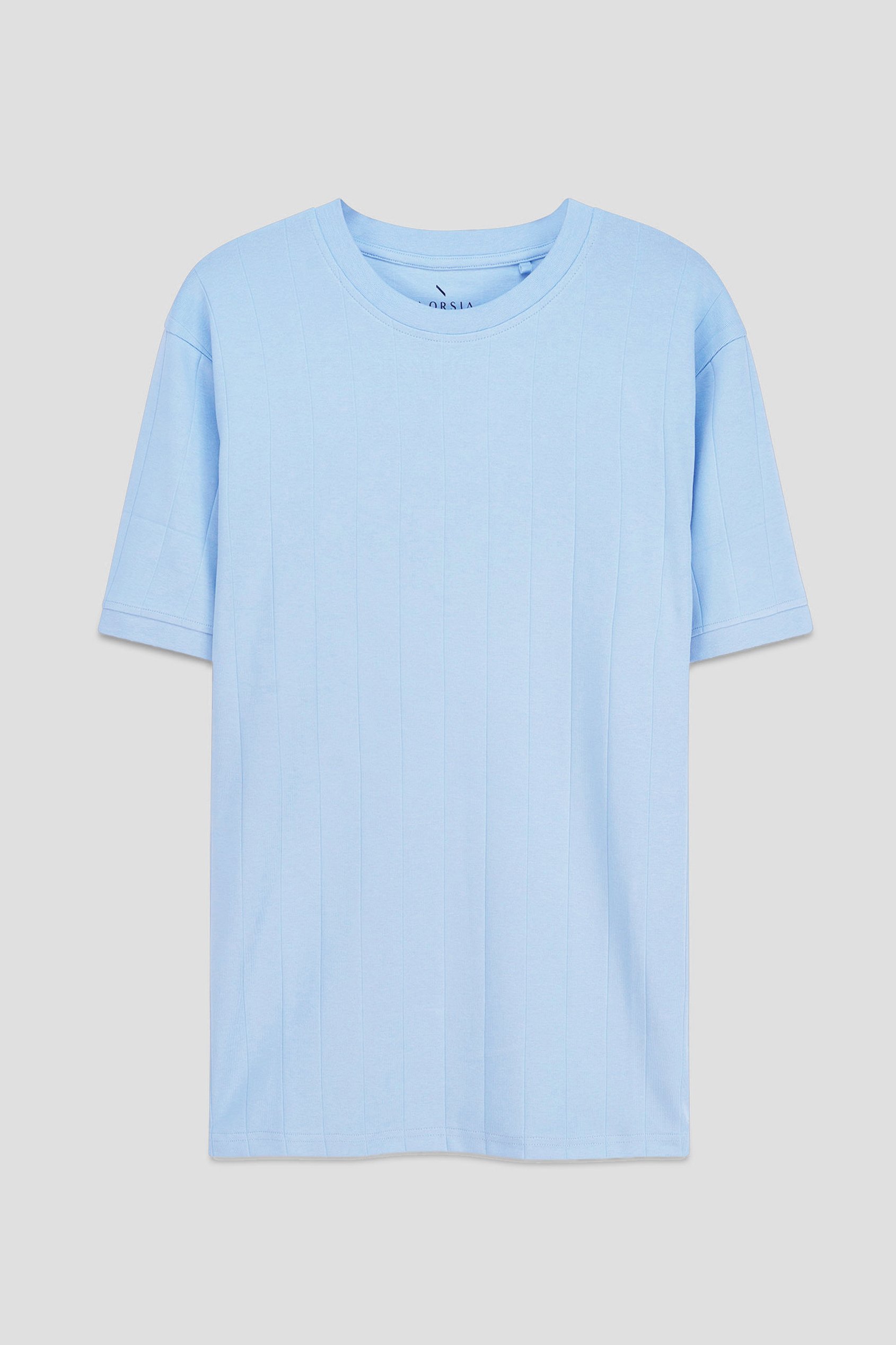 Soft Cotton Design Rib T-shirt