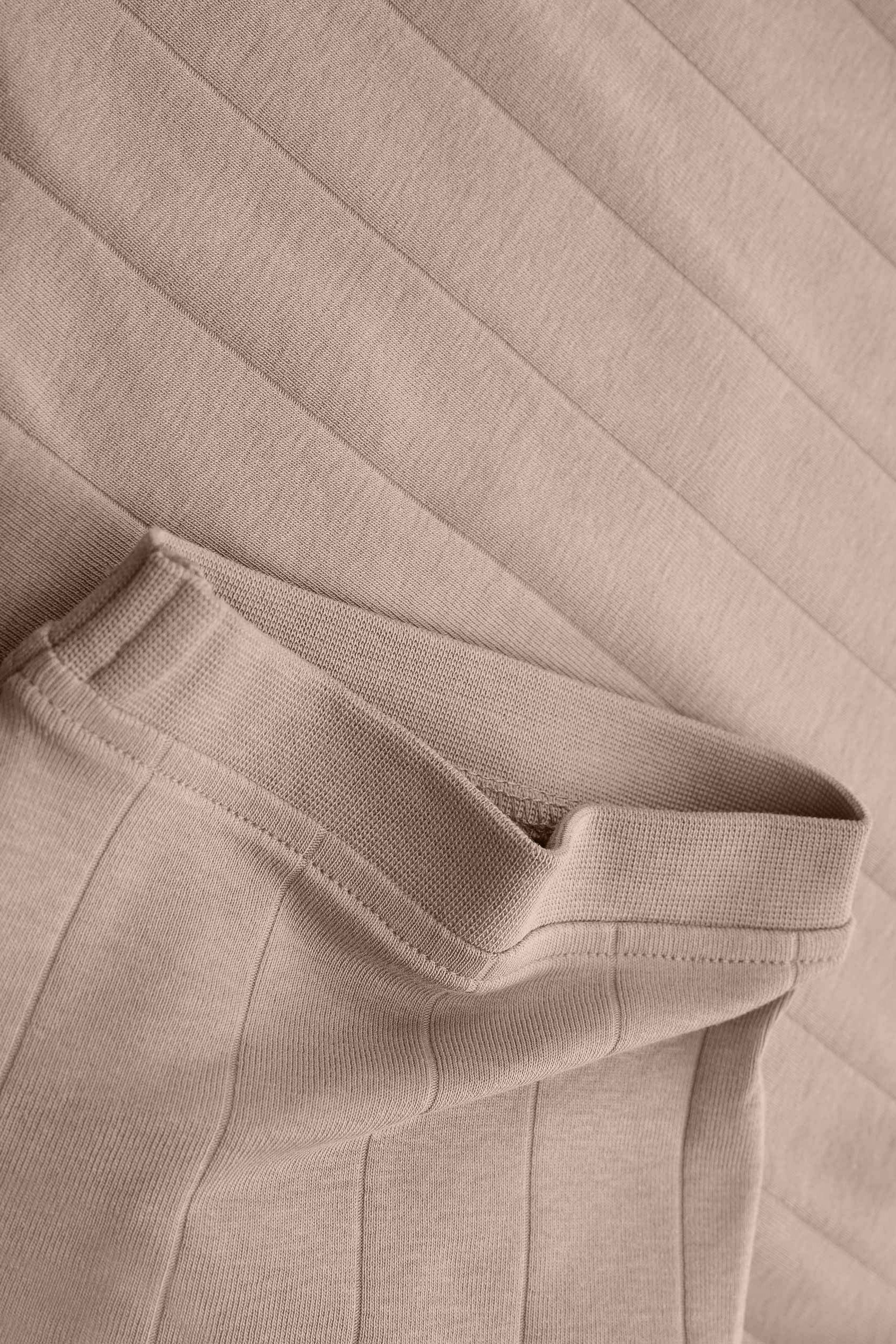 Soft Cotton Design Rib T-shirt