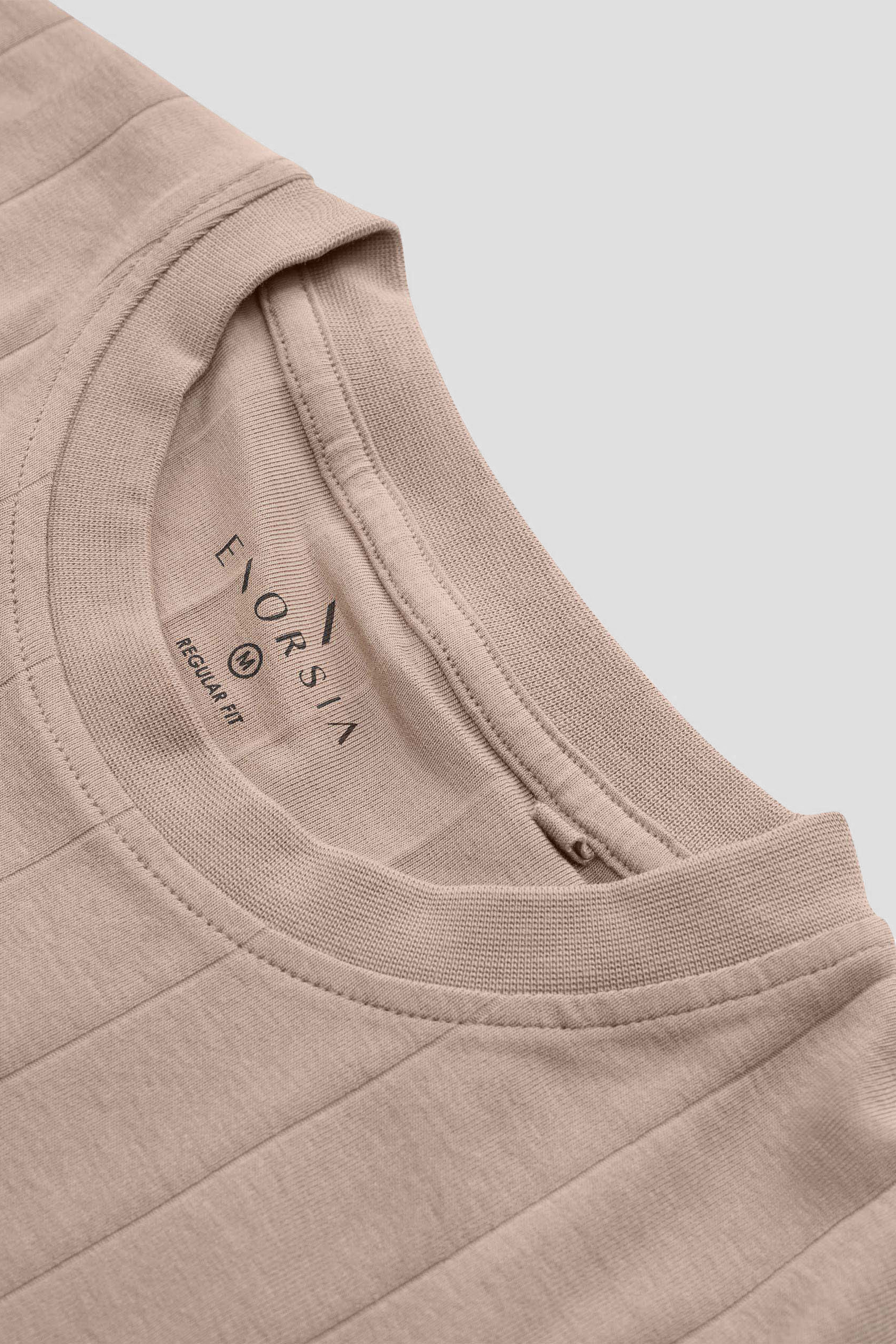 Soft Cotton Design Rib T-shirt