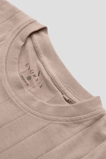 Soft Cotton Design Rib T-shirt