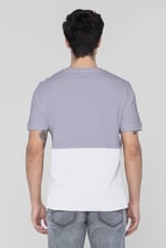 Cut & Sew Colour Block T-Shirt