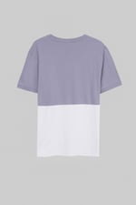 Cut & Sew Colour Block T-Shirt
