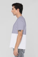 Cut & Sew Colour Block T-Shirt