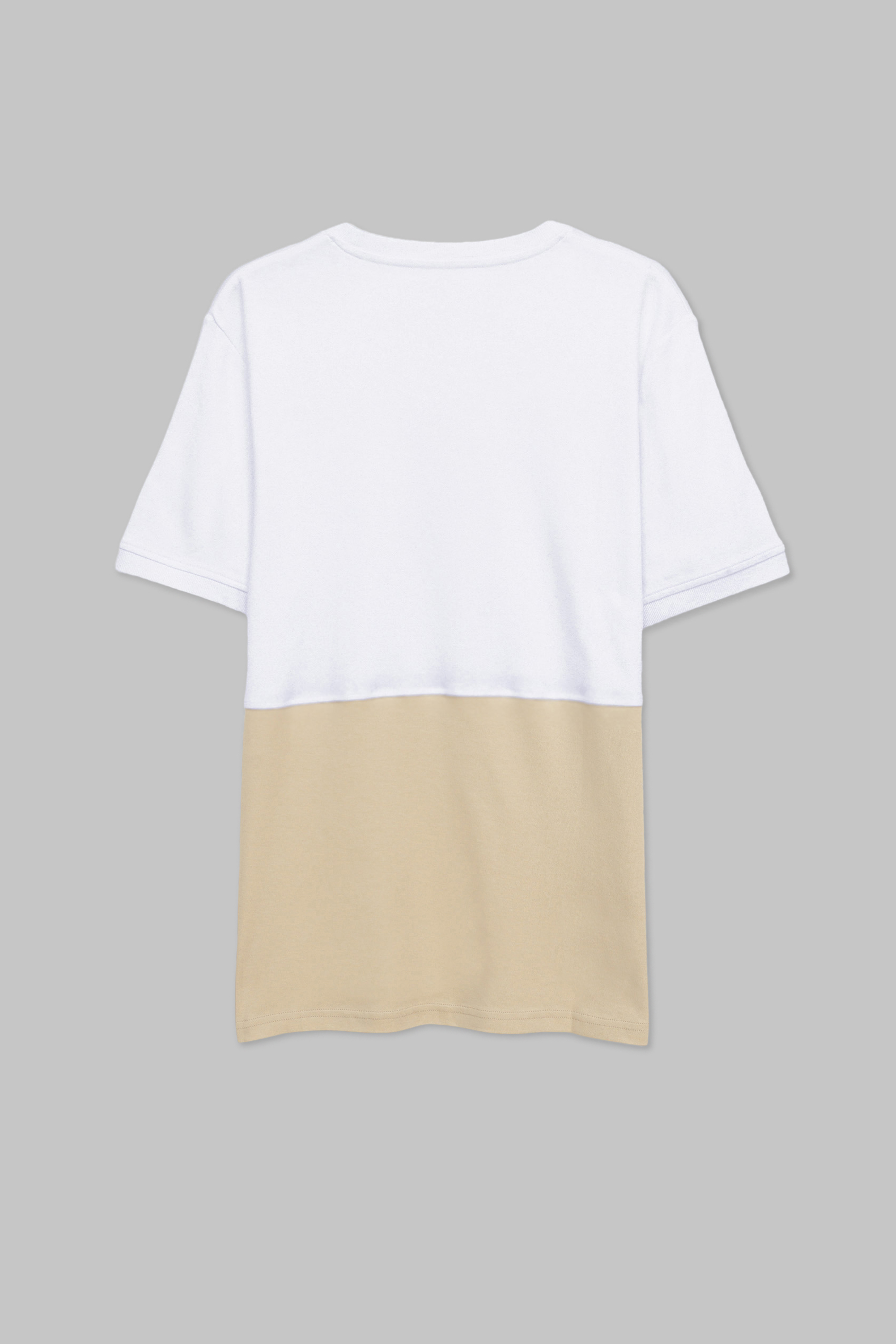 Cut & Sew Colour Block T-Shirt