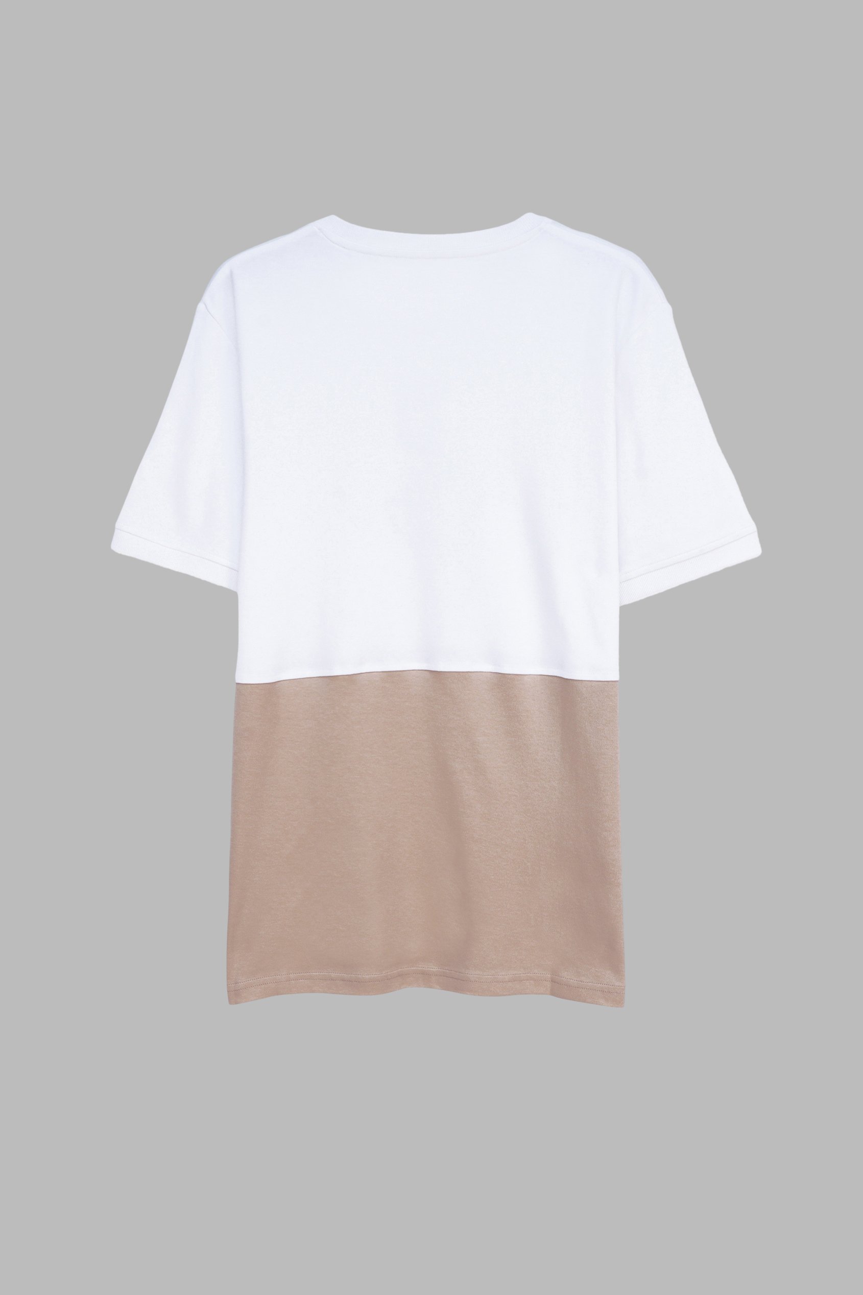 Cut & Sew Colour Block T-Shirt