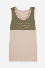 Colour Block Tank Top
