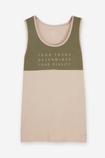 Colour Block Tank Top