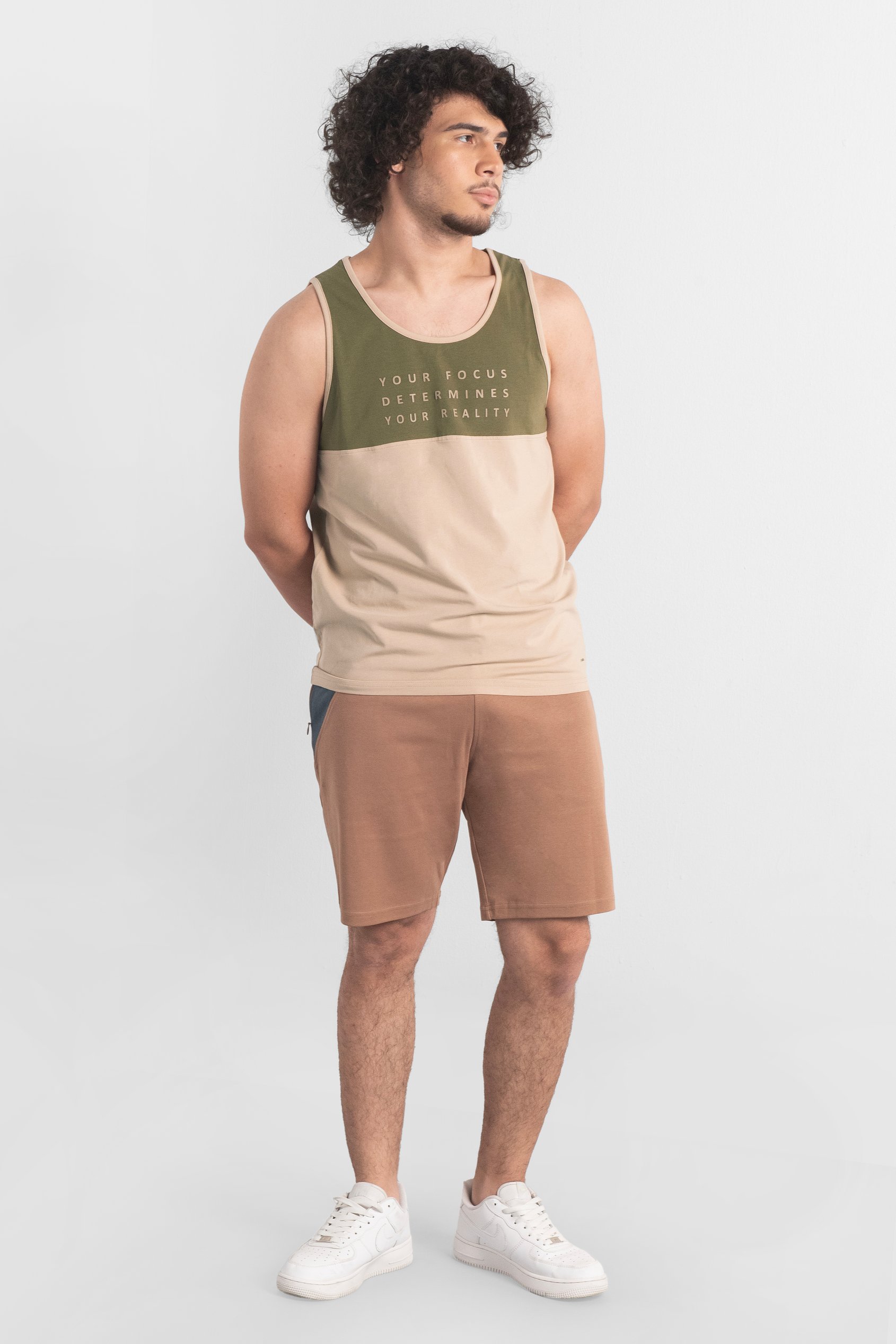 Colour Block Tank Top