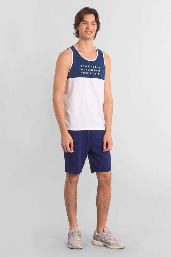 Colour Block Tank Top