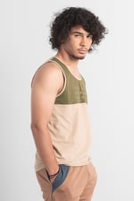 Colour Block Tank Top