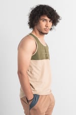 Colour Block Tank Top