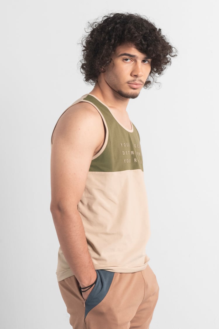 Colour Block Tank Top