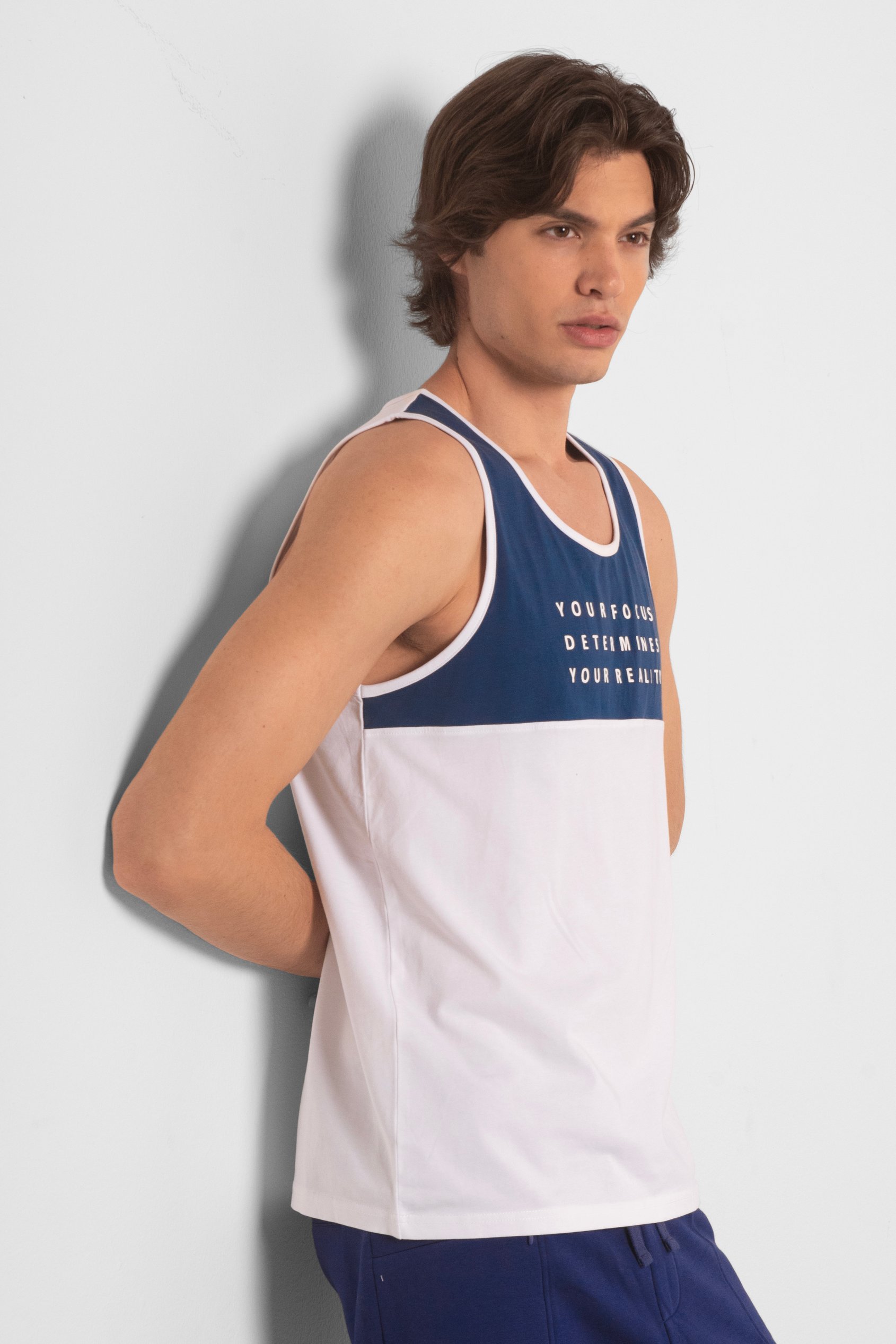 Colour Block Tank Top