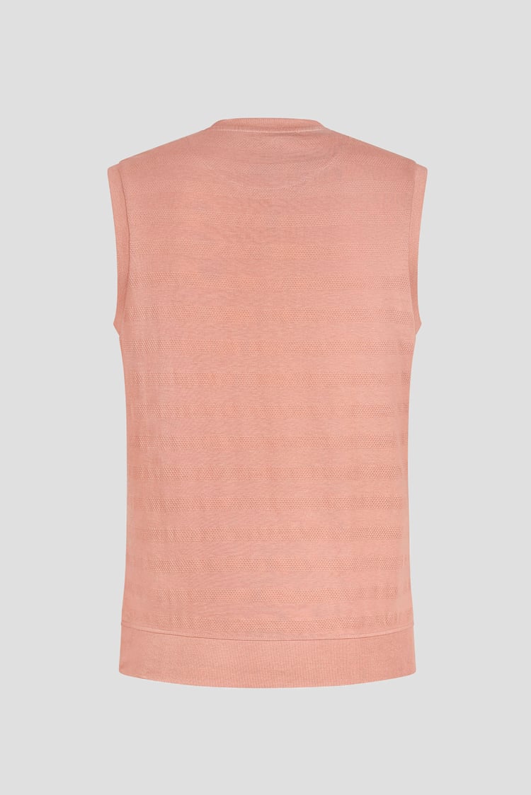 Sleeveless Henley Vest Top