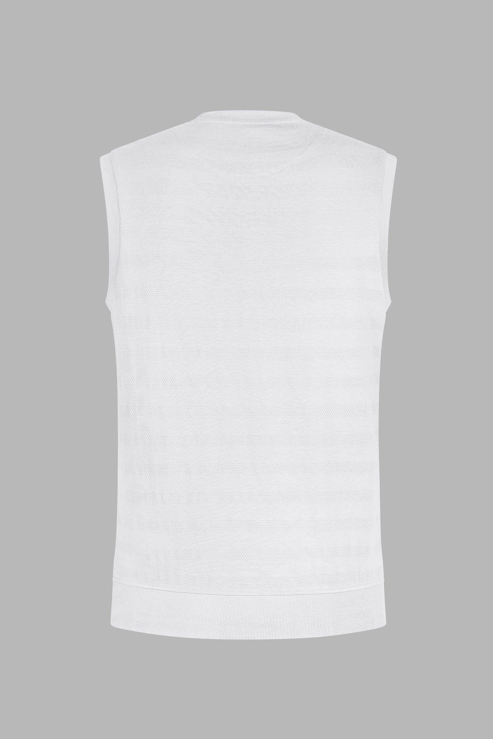 Sleeveless Henley Vest Top