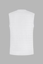 Sleeveless Henley Vest Top