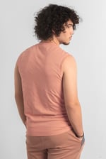 Sleeveless Henley Vest Top