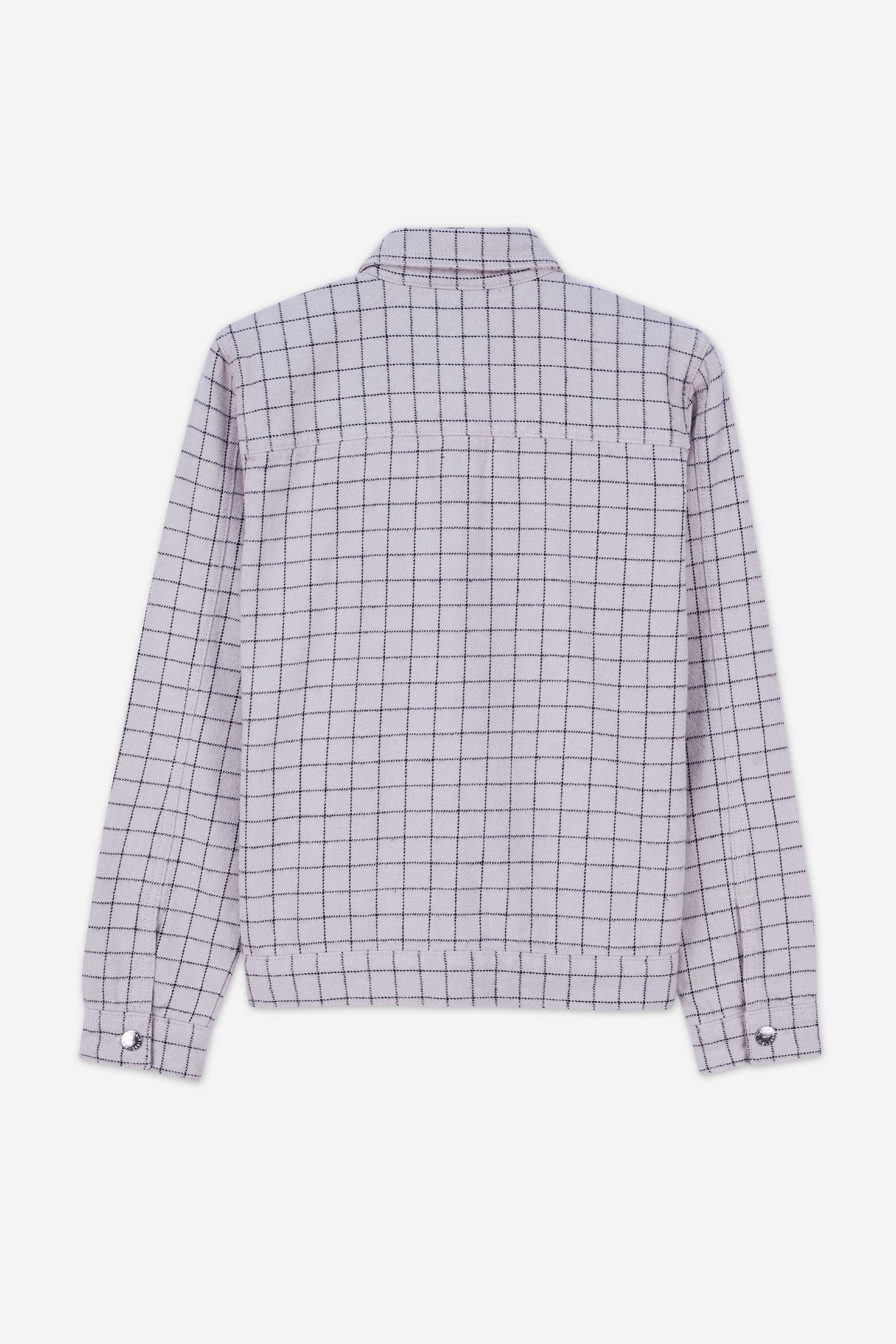 Womens Stripe Pattern Cropped Jacket