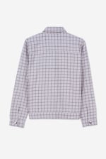 Womens Stripe Pattern Cropped Jacket