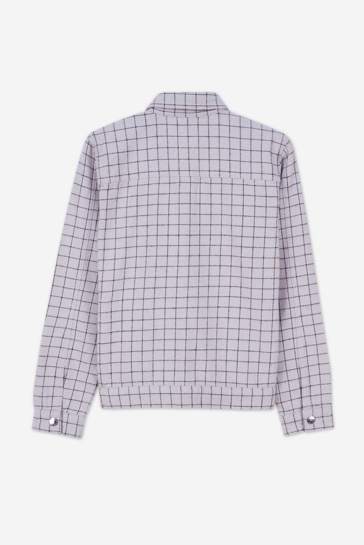 Womens Stripe Pattern Cropped Jacket