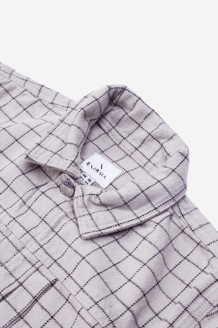 Womens Stripe Pattern Cropped Jacket