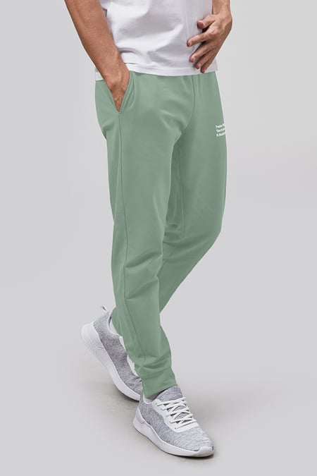 Green Straight Leg Joggers