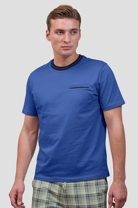 Mens Cream Twin Tipped T-Shirt