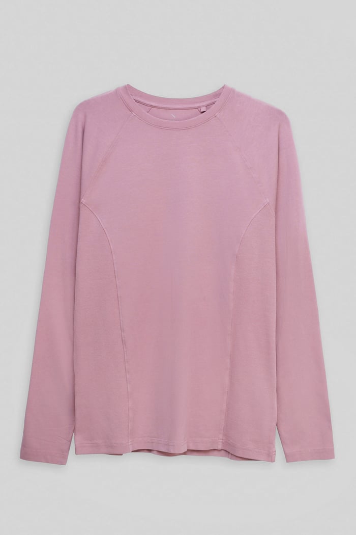 Raglan With Side Panel Rib T-Shirt