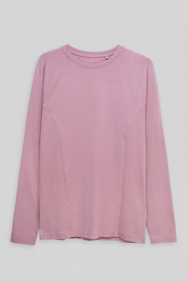 Raglan With Side Panel Rib T-Shirt