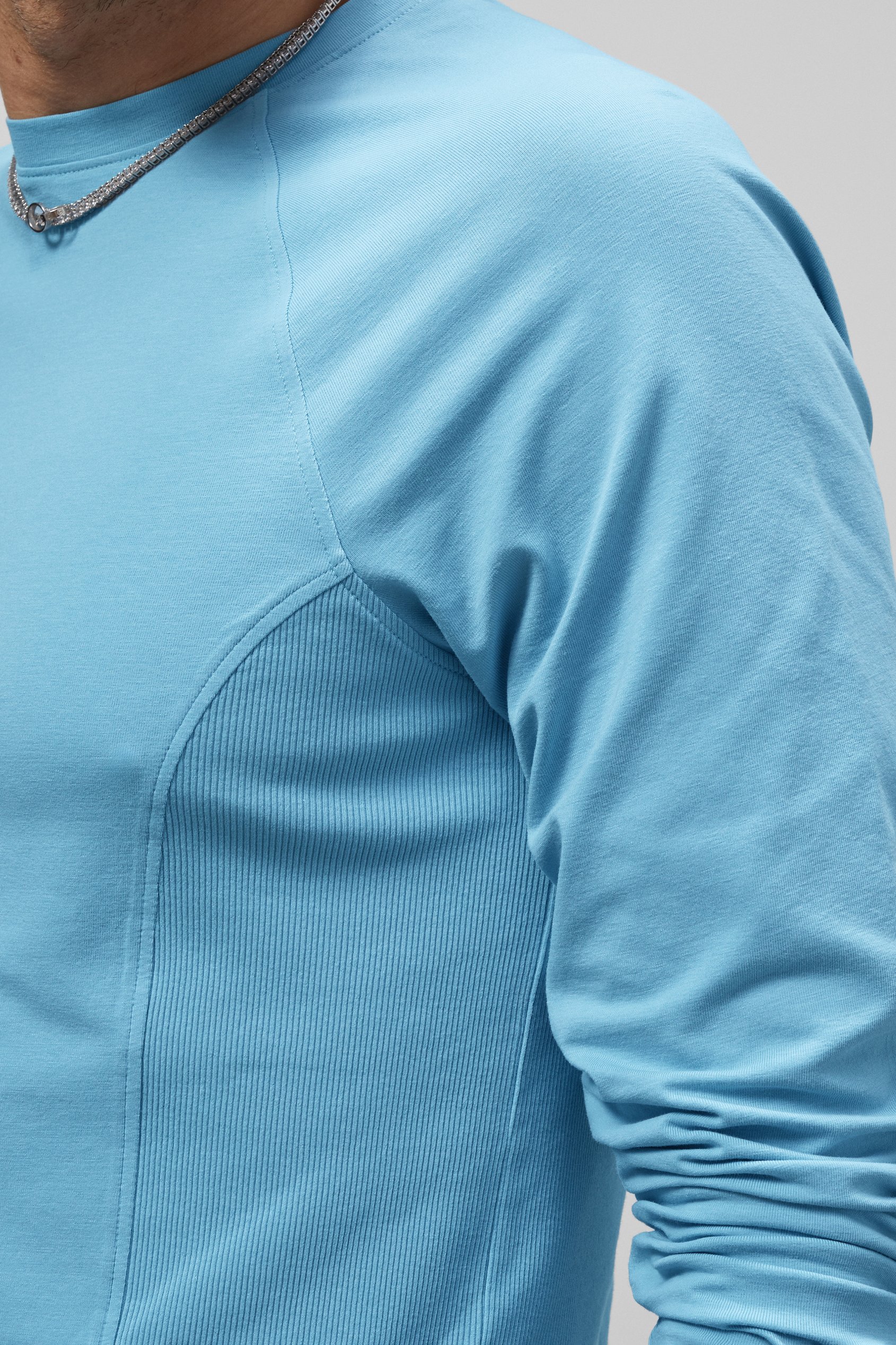 Raglan With Side Panel Rib T-Shirt