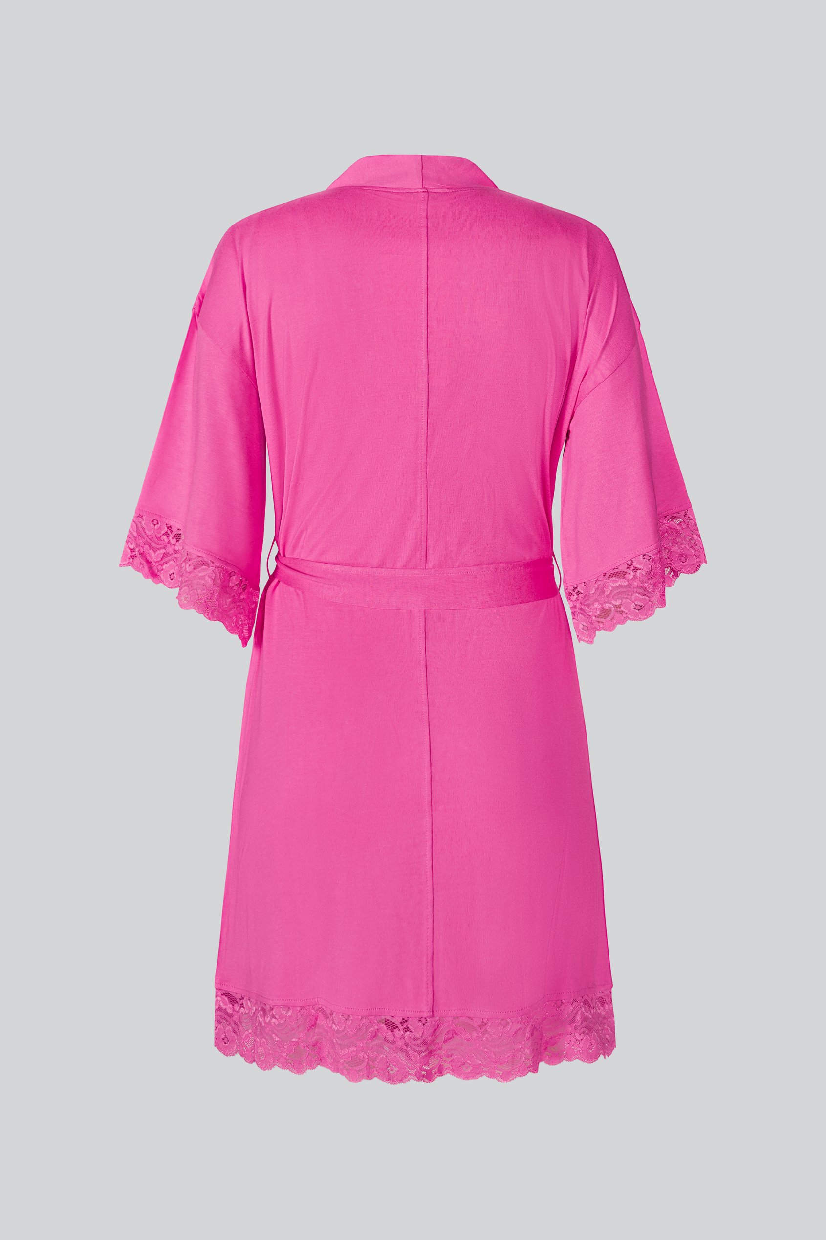 Soft Touch Viscose Lace Trim Robe
