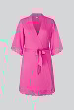 Soft Touch Viscose Lace Trim Robe