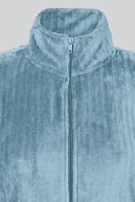 Supersoft Coral Fleece Zip Through Dressing Gown