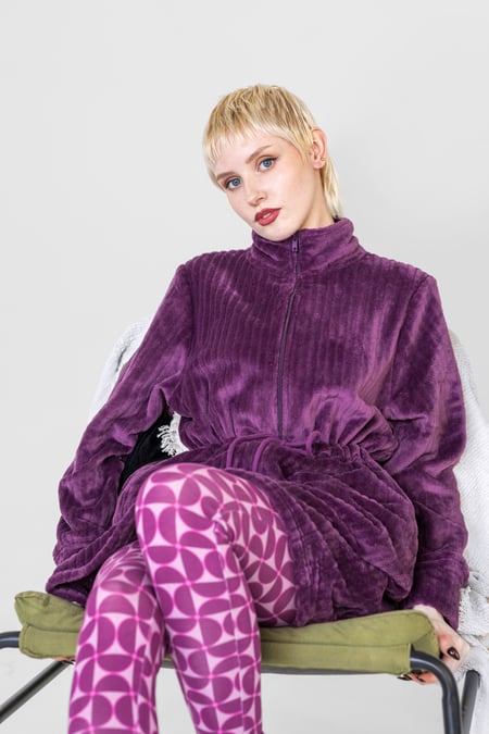 Sky Supersoft Coral Fleece Zip Through Dressing Gown