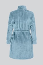 Supersoft Coral Fleece Zip Through Dressing Gown