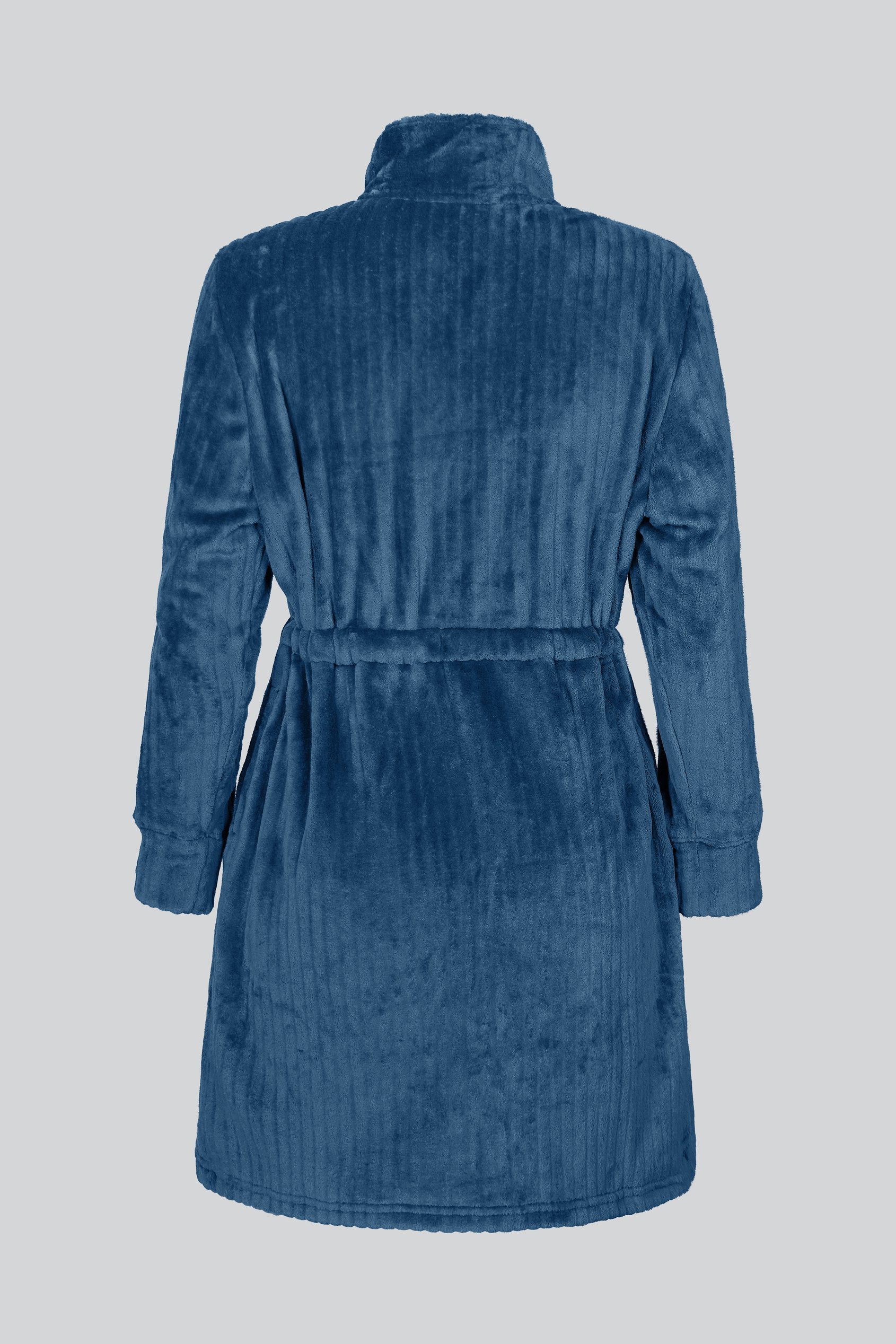 Supersoft Coral Fleece Zip Through Dressing Gown