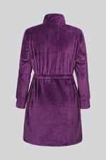 Supersoft Coral Fleece Zip Through Dressing Gown