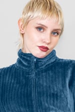 Supersoft Coral Fleece Zip Through Dressing Gown