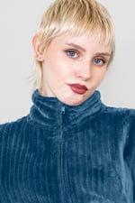 Supersoft Coral Fleece Zip Through Dressing Gown