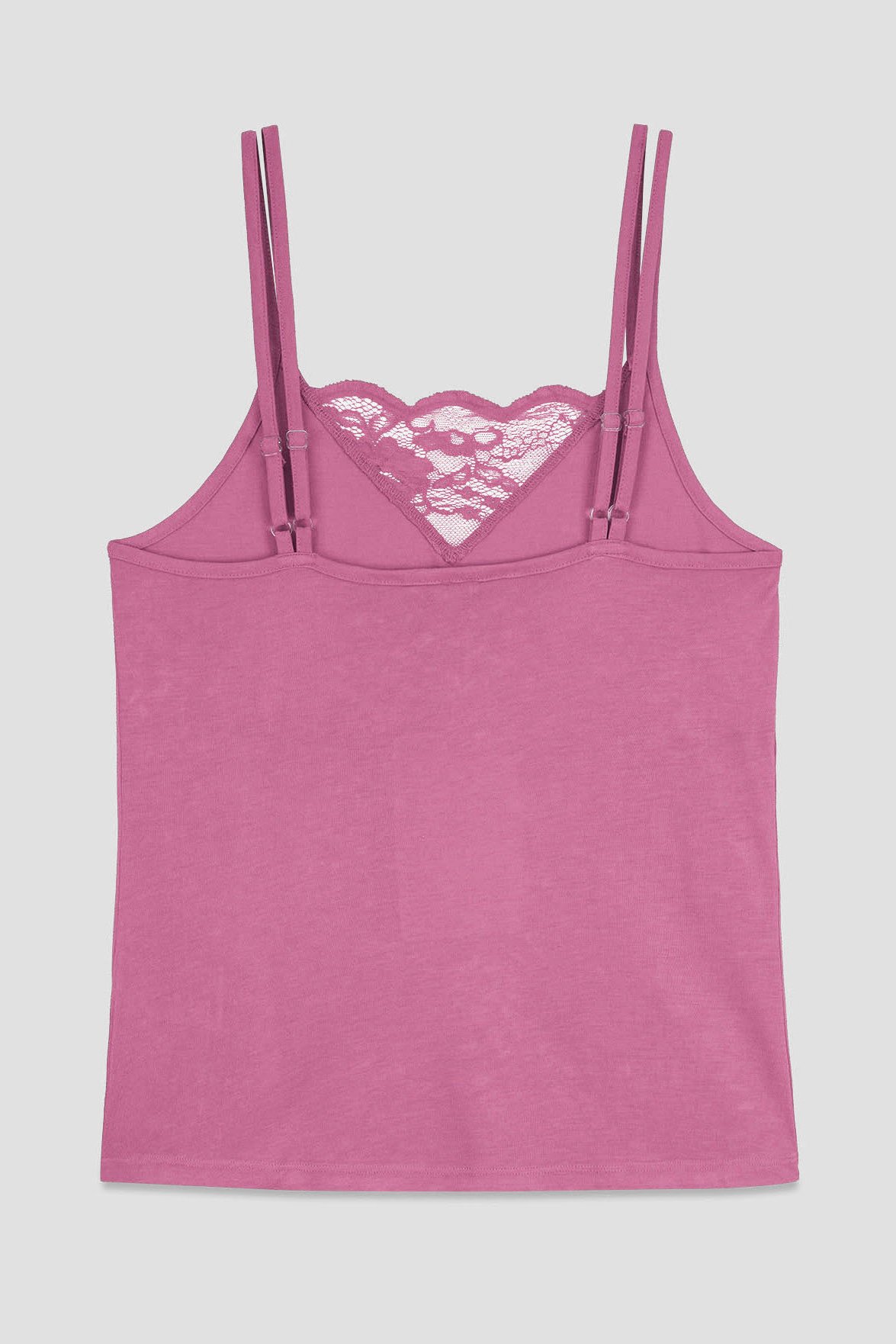 Shoulder Straps Lace Up Cami Set