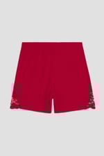 Shoulder Straps Lace Up Cami Set