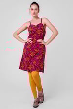 Women's Cami Mini Dress with Ruched Front